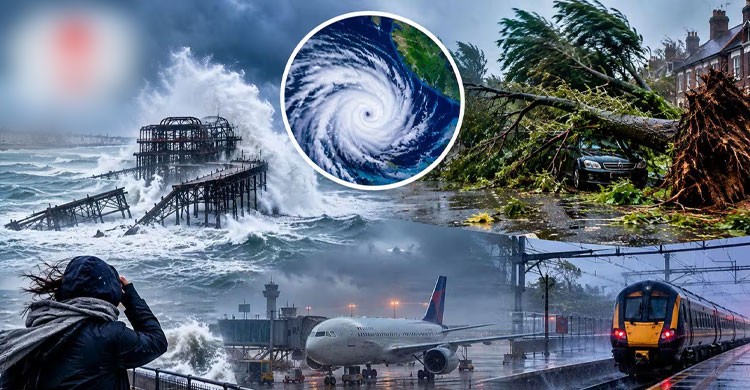 যুক্তরাজ্যে ঘূর্ণিঝড় বোয়েলের আঘাতে নিহত ২